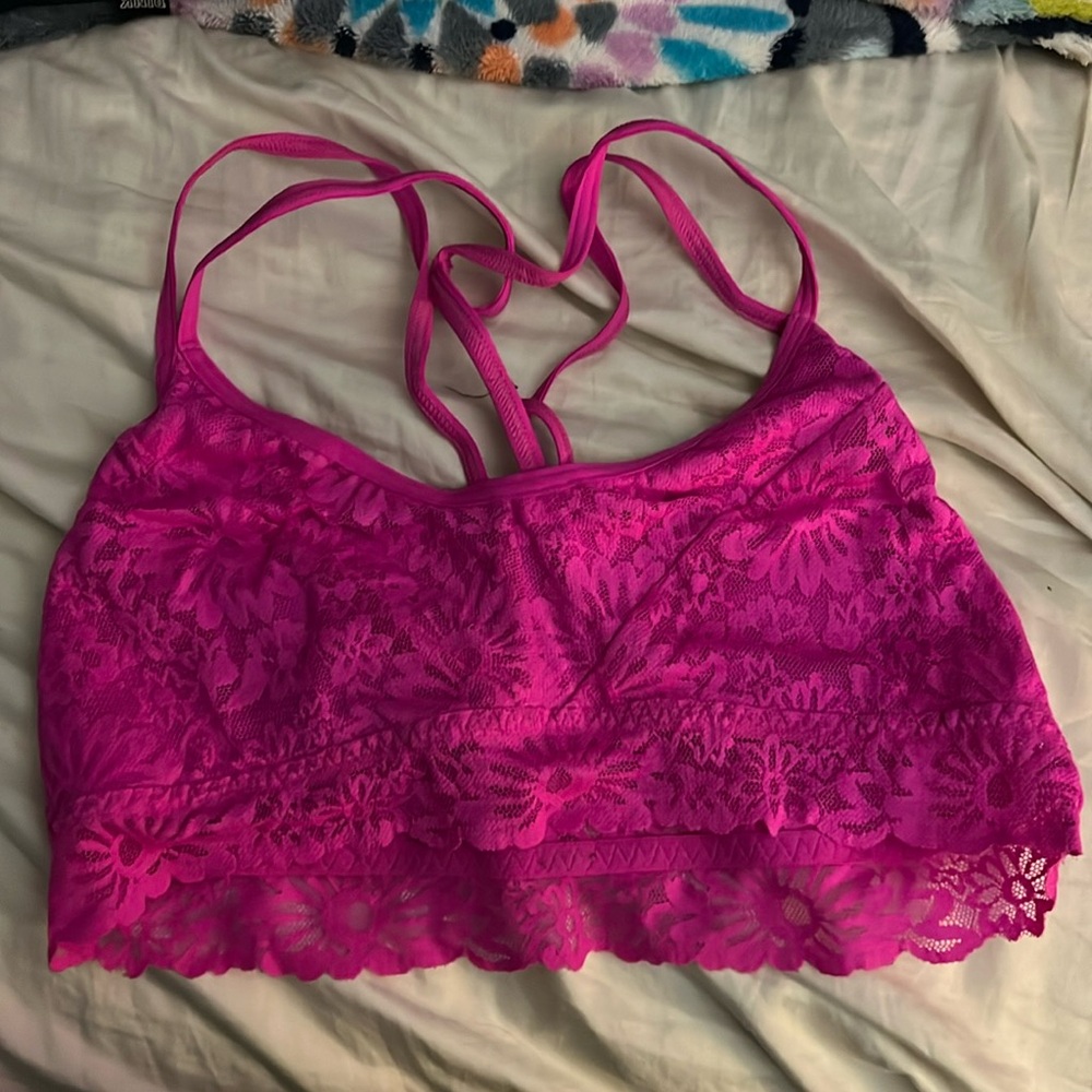 VS Pink lace bralette